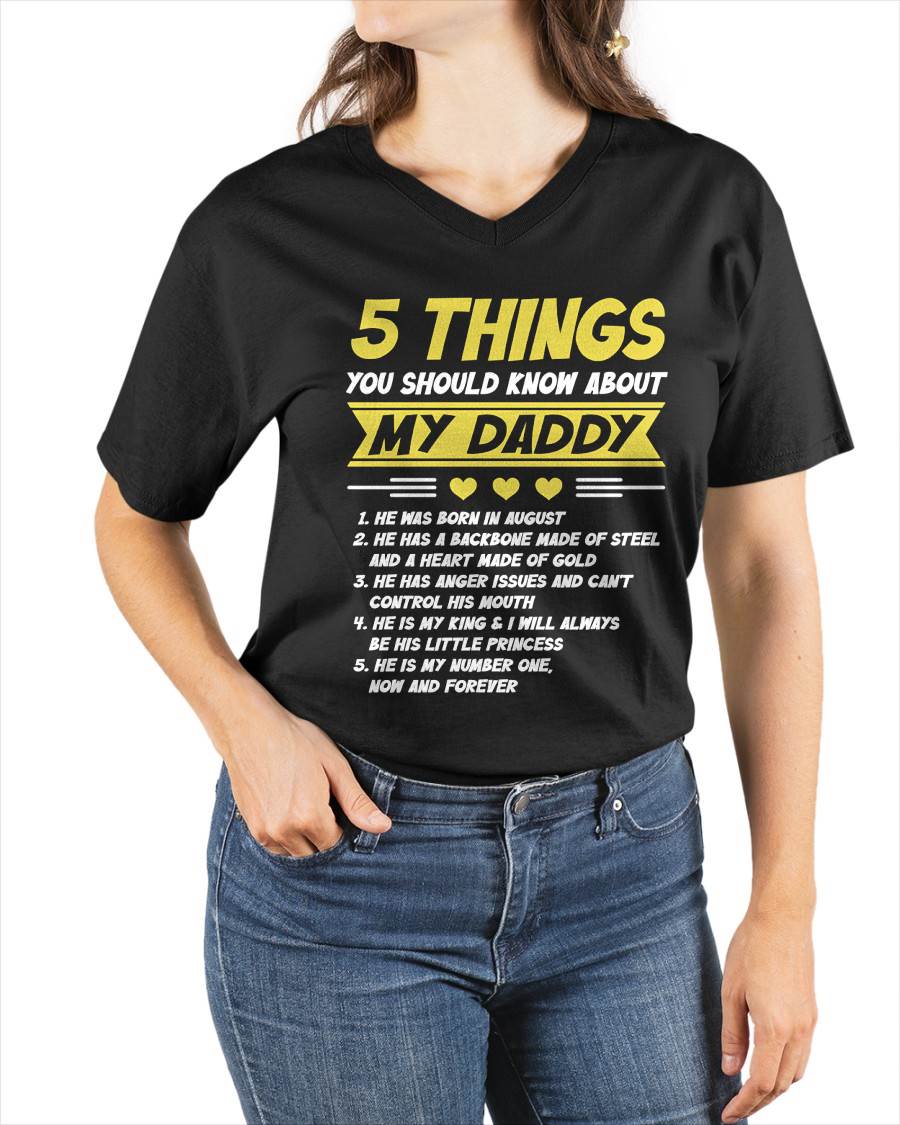 AUGUST - 5 THINGS YOU SHOULD KNOW ABOUT MY DADDY - FROM DAD - TLEE08 (SKU2606-53-08)