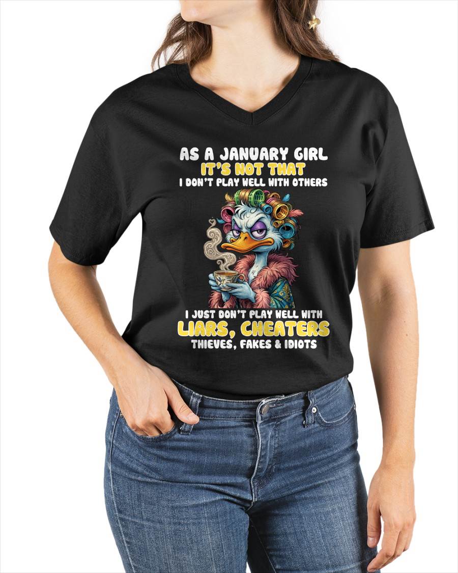 AS A JANUARY GIRL, I PLAY NICE BUT SELECTIVELY - FOR WOMEN - TLEE01 (SKU2604-29-01)
