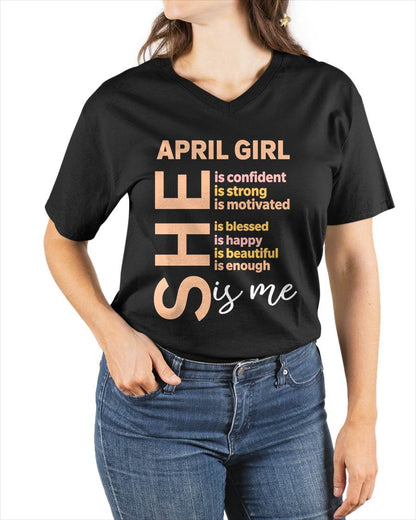 APRIL GIRL - SELF LOVE TYPOGRAPHY - FOR WOMEN - TLEE04 (SKU2606-255-04)