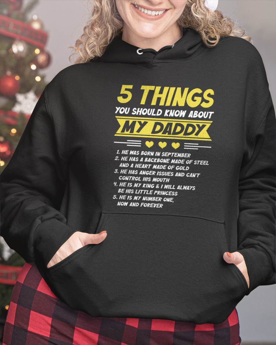 SEPTEMBER - 5 THINGS YOU SHOULD KNOW ABOUT MY DADDY - FROM DAD - TLEE09 (SKU2606-53-09)