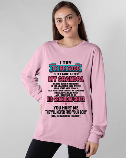 FEBRUARY - I TRY TO BE GOOD BUT I TAKE AFTER MY GRANDPA - FROM GRANDPA - TLEE02 (SKU2606-212-02)