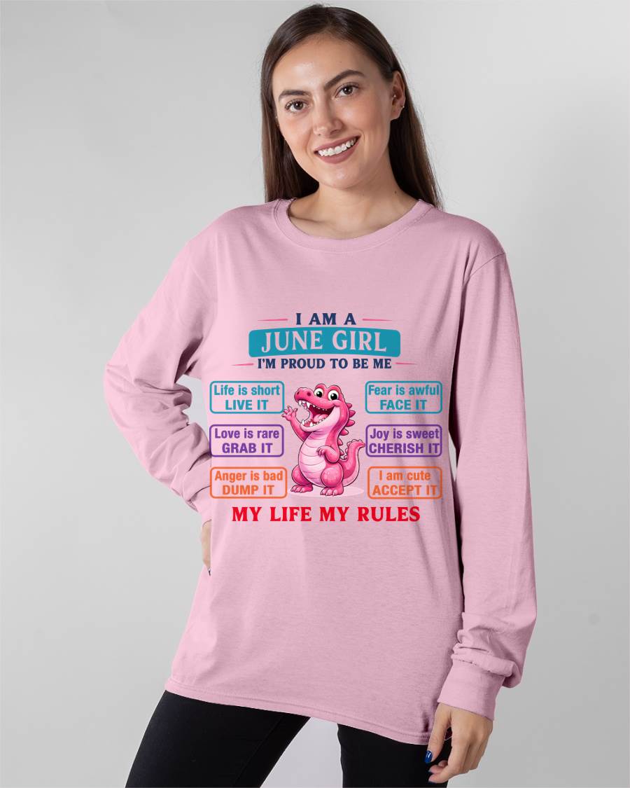 JUNE GIRL – MY LIFE MY RULES - FOR WOMEN - TLEE06 (SKU2604-245-06)