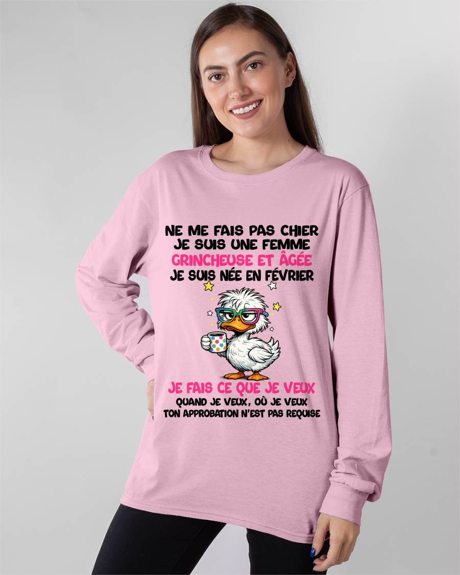 JE SUIS UNE FILLE DE FÉVRIER - POUR FEMME - TLEE02 (SKU2604-117-02)