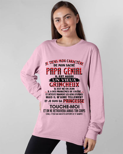 JUIN / FILLE À PAPA GÂTÉE ET FIÈRE - CADEAU DE PAPA - TLEE06 (SKU2605-355-06)