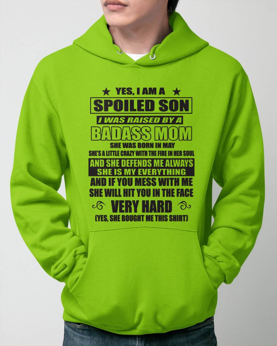 MAY MOM — MY MOM RAISED ME WITH LOVE AND ATTITUDE - FROM MOM - TLEE05 (SKU2605-282-05)