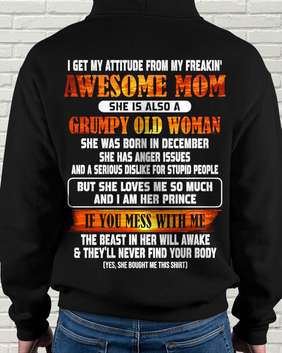 DECEMBER - MESS WITH ME, MEET MY AWESOME MOM - FROM MOM - TLEE12 (SKU2606-142-12)