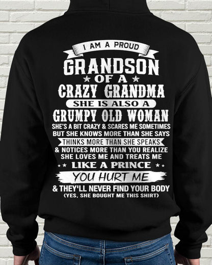 GRANDSON OF A CRAZY GRANDMA - FROM GRANDMA - TLEE00 (SKU2606-274-00)