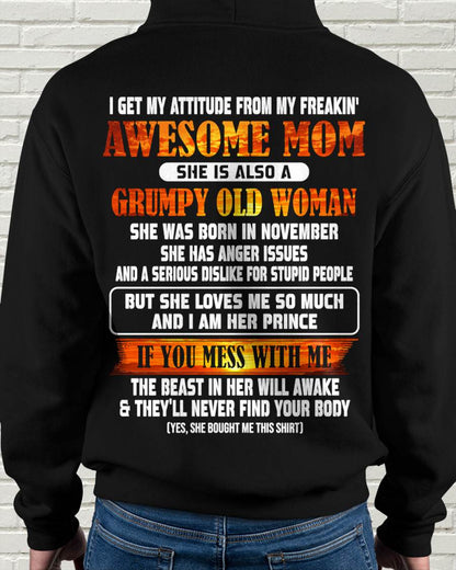 NOVEMBER - MESS WITH ME, MEET MY AWESOME MOM - FROM MOM - TLEE11 (SKU2606-142-11)