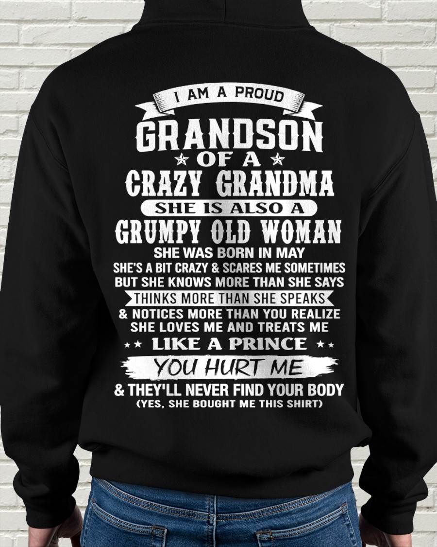 MAY - GRANDSON OF A CRAZY GRANDMA - FROM GRANDMA - TLEE05 (SKU2606-274-05)