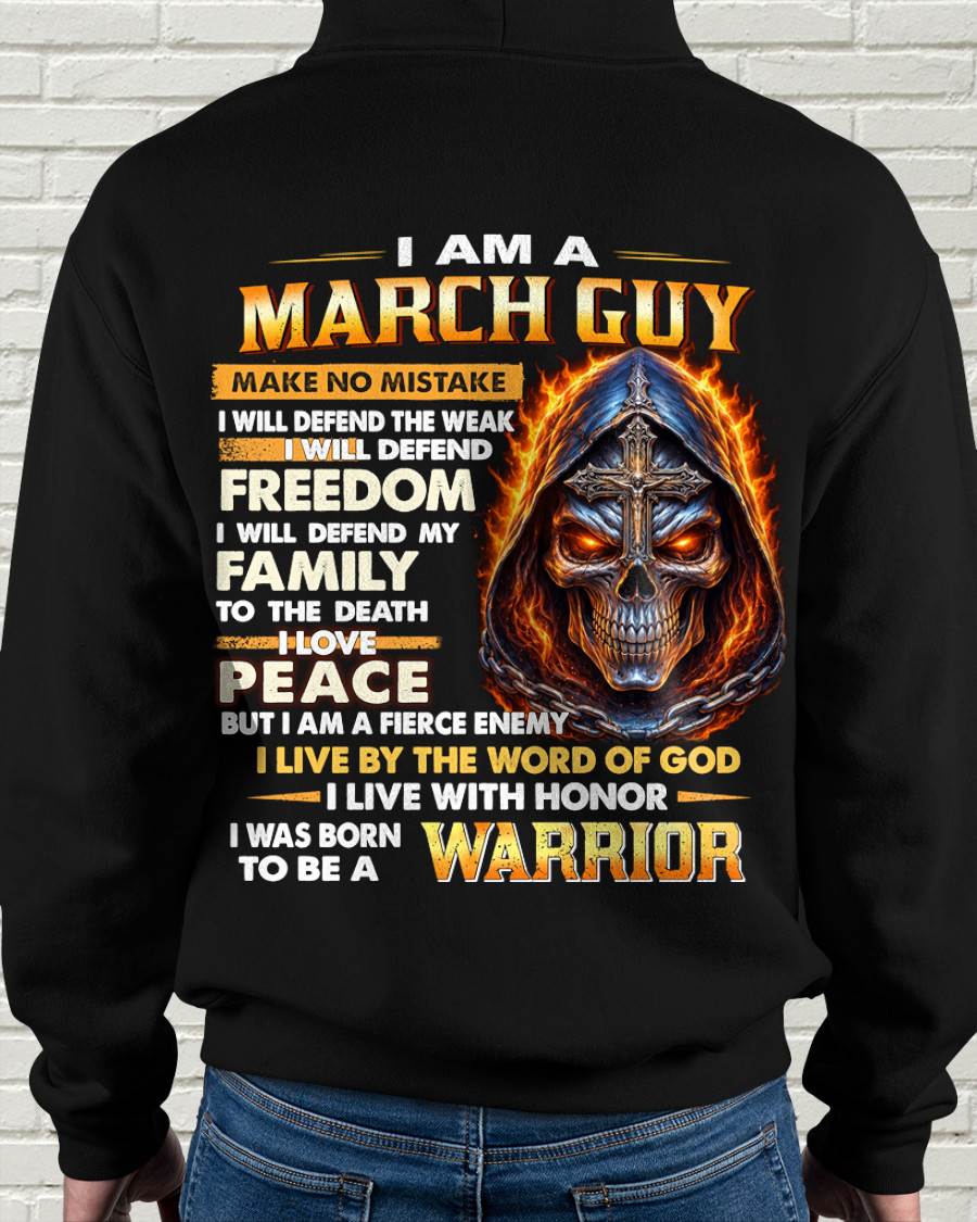 MARCH – DEFENDER OF FAMILY AND FREEDOM - FOR MAN - TLEE03 (SKU2605-46-03)