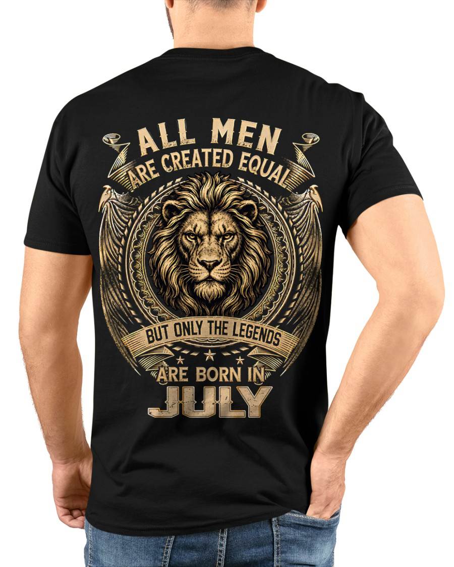 JULY BORN LEGEND SHIRT – LION KING - FOR MAN - TLEE07 (SKU2606-177-07)