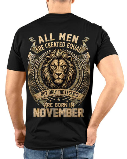NOVEMBER BORN LEGEND SHIRT – LION KING - FOR MAN - TLEE11 (SKU2606-177-11)