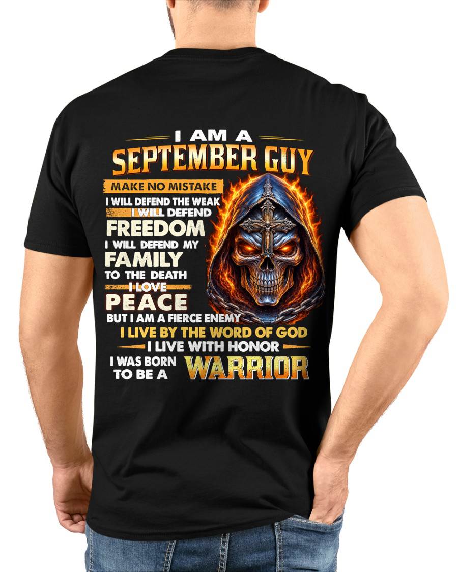 SEPTEMBER – DEFENDER OF FAMILY AND FREEDOM - FOR MAN - TLEE09 (SKU2605-46-09)
