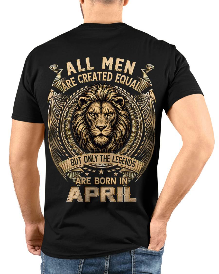 APRIL BORN LEGEND SHIRT – LION KING - FOR MAN - TLEE04 (SKU2606-177-04)