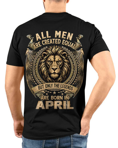 APRIL BORN LEGEND SHIRT – LION KING - FOR MAN - TLEE04 (SKU2606-177-04)