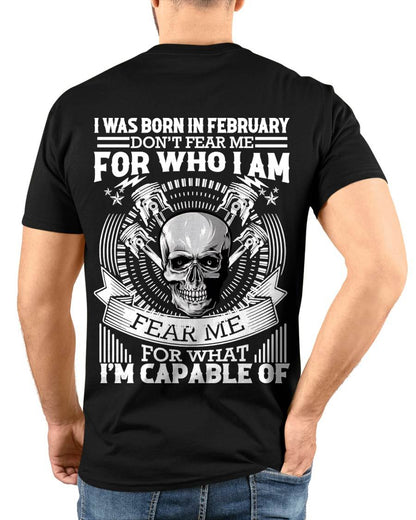 FEBRUARY – DON’T FEAR ME FOR WHO I AM, FEAR ME FOR WHAT I’M CAPABLE OF - FOR MAN - TLEE02 (SKU2604-199-02)