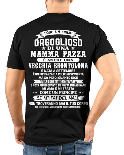 SETTEMBRE / FIGLIO DI UNA MAMMA PAZZA - REGALO DA MAMMA  - TLEE09 (SKU2606-204-09)
