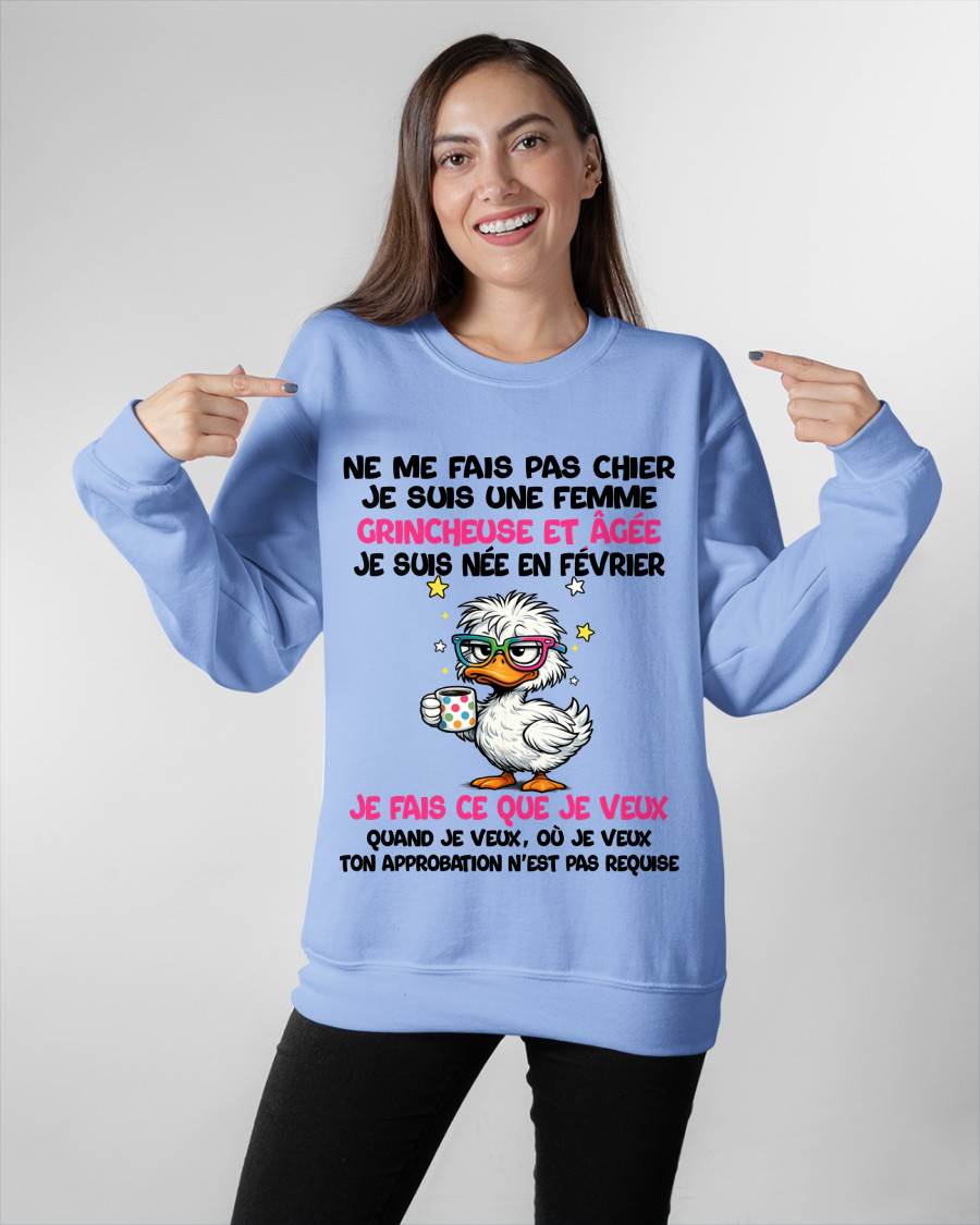 JE SUIS UNE FILLE DE FÉVRIER - POUR FEMME - TLEE02 (SKU2604-117-02)