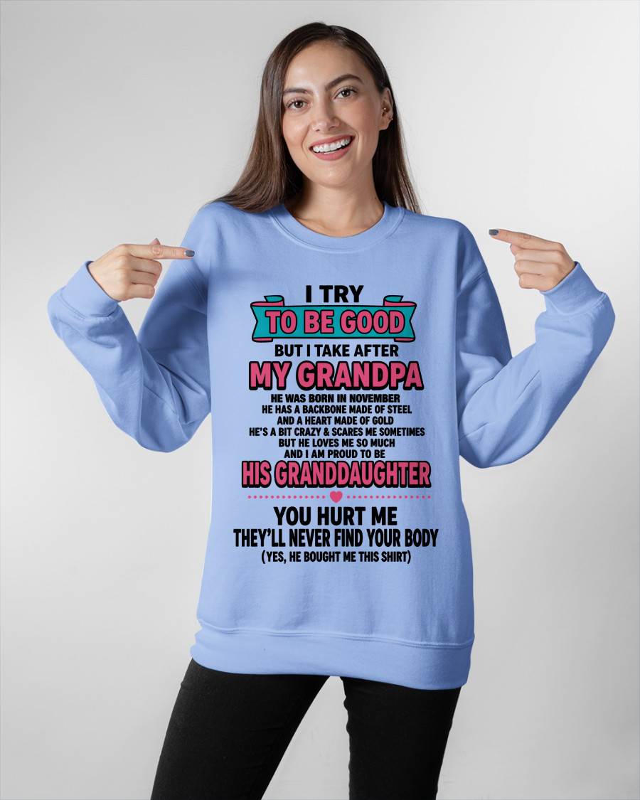 NOVEMBER - I TRY TO BE GOOD BUT I TAKE AFTER MY GRANDPA - FROM GRANDPA - TLEE11 (SKU2606-212-11)