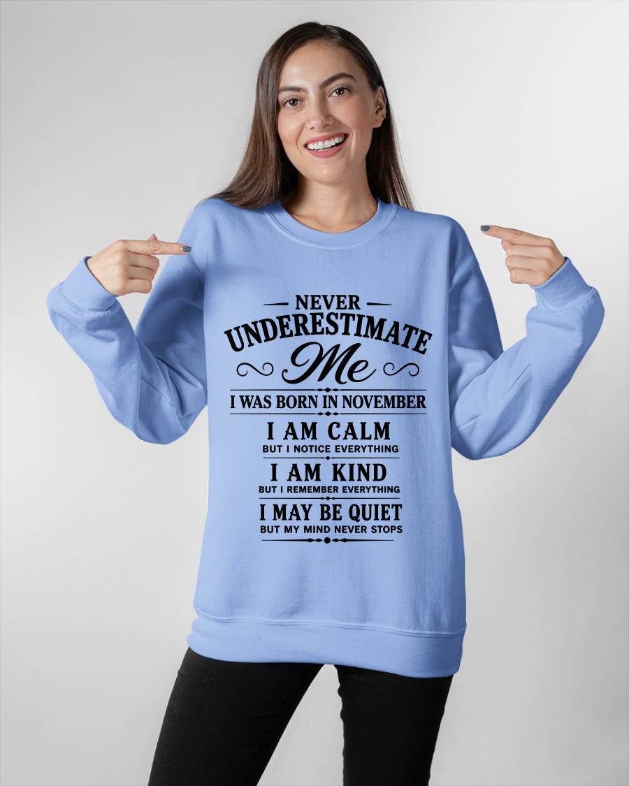 NOVEMBER GIRL : CALM, KIND, UNFORGETTABLE - FOR WOMEN - TLEE11 (SKU2606-139-11)