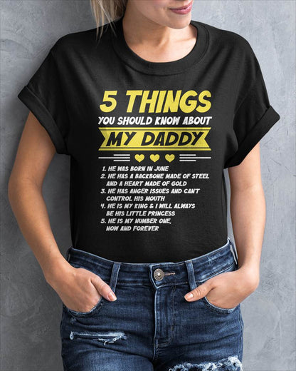 JUNE - 5 THINGS YOU SHOULD KNOW ABOUT MY DADDY - FROM DAD - TLEE06 (SKU2606-53-06)