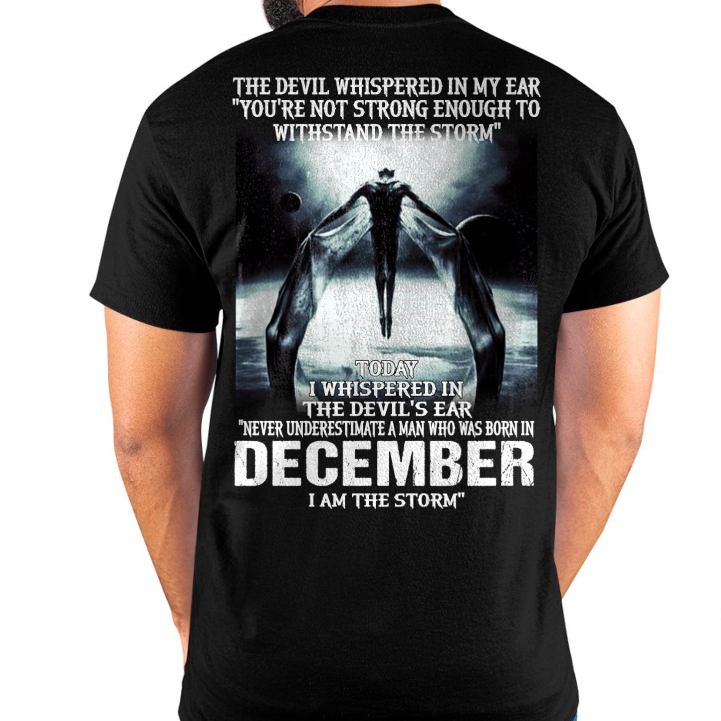 DECEMBER - THE DEVIL WHISPERED IN MY EAR - T-SHIRT FOR MAN - TLEE12 (SKU08-35-12)