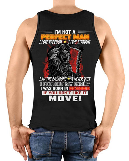 OCTOBER - A MAN WHO NEVER QUITS AND PROTECTS HIS OWN - FOR MAN - TLEE10 (SKU26T-01231-10)