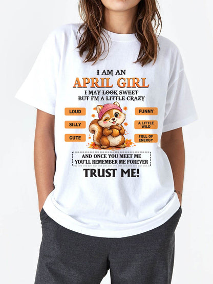 APRIL GIRL - SWEET BUT A LITTLE CRAZY AND FULL OF ENERGY - FOR WOMEN - TLEE04 (SKU2603-126-04)