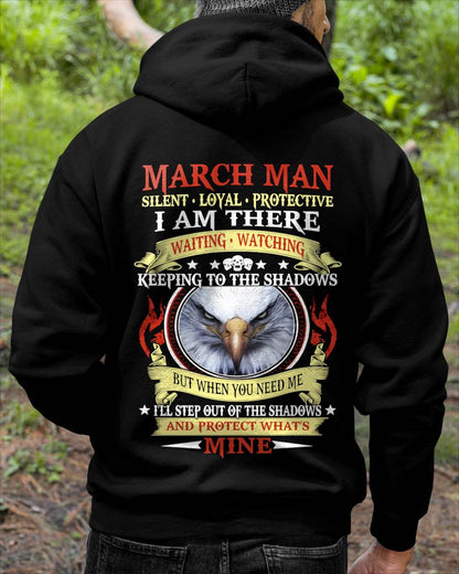MARCH MAN - SILENT LOYAL PROTECTIVE I AM THERE WAITING WATCHING KEEPING TO THE SHADOWS - FOR MAN - TLEE03 (SKU2602-62-03)