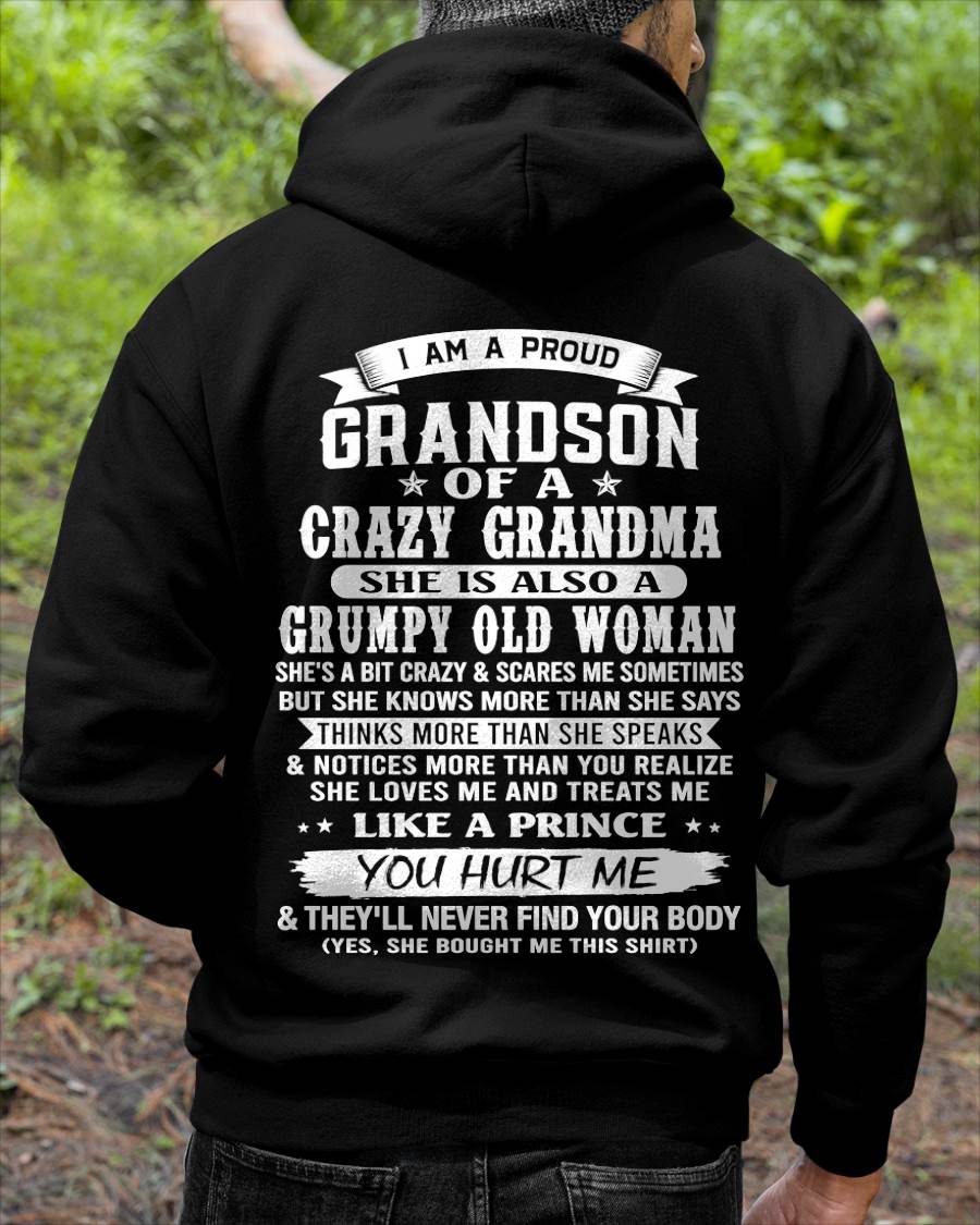 GRANDSON OF A CRAZY GRANDMA - FROM GRANDMA - TLEE00 (SKU2606-274-00)