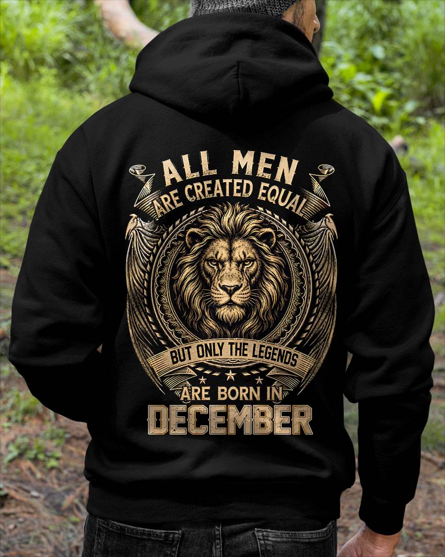 DECEMBER BORN LEGEND SHIRT – LION KING - FOR MAN - TLEE12 (SKU2606-177-12)
