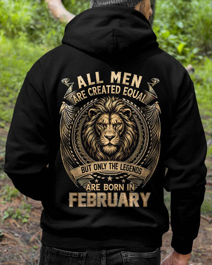 FEBRUARY BORN LEGEND SHIRT – LION KING - FOR MAN - TLEE02 (SKU2606-177-02)