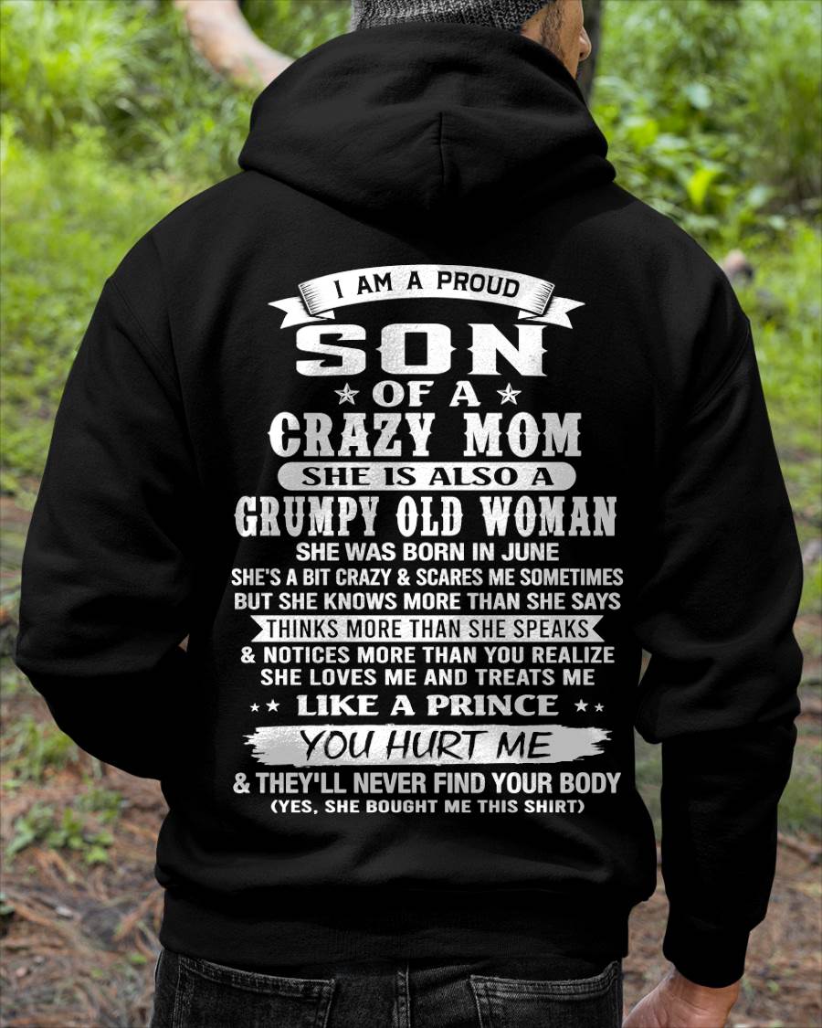 JUNE - PROUD SON OF A CRAZY MOM - FROM MOM - TLEE06 (SKU2606-127-06)