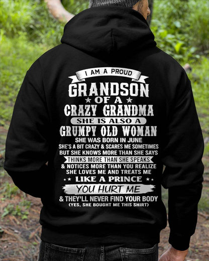 JUNE - GRANDSON OF A CRAZY GRANDMA - FROM GRANDMA - TLEE06 (SKU2606-274-06)