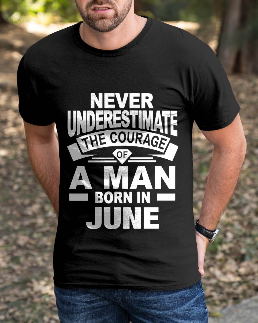 JUNE BORN MAN : COURAGE STRENGTH & PRIDE - FOR MAN - TLEE06 (SKU2606-126-06)