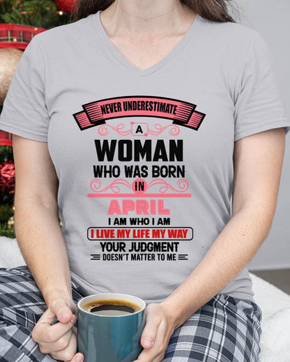 APRIL - I AM WHO I AM — CONFIDENT, INDEPENDENT, AND UNAPOLOGETIC - FOR WOMEN - TLEE04 (SKU2602-91-04)