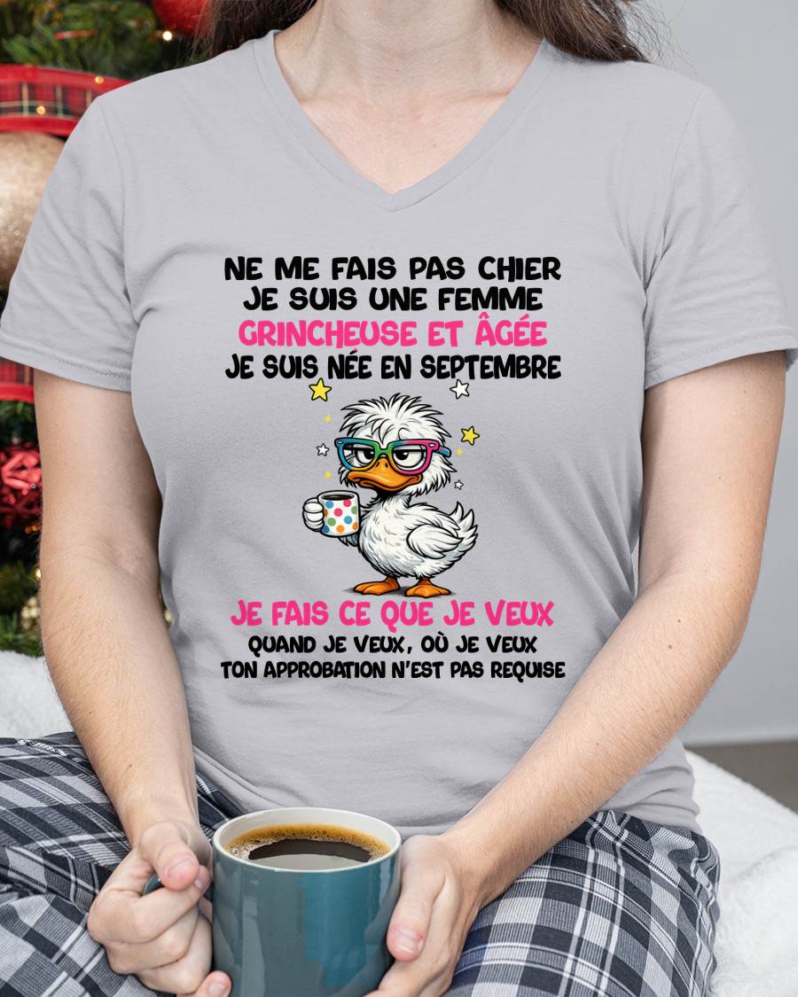 JE SUIS UNE FILLE DE SEPTEMBRE - POUR FEMME - TLEE09 (SKU2604-117-09)