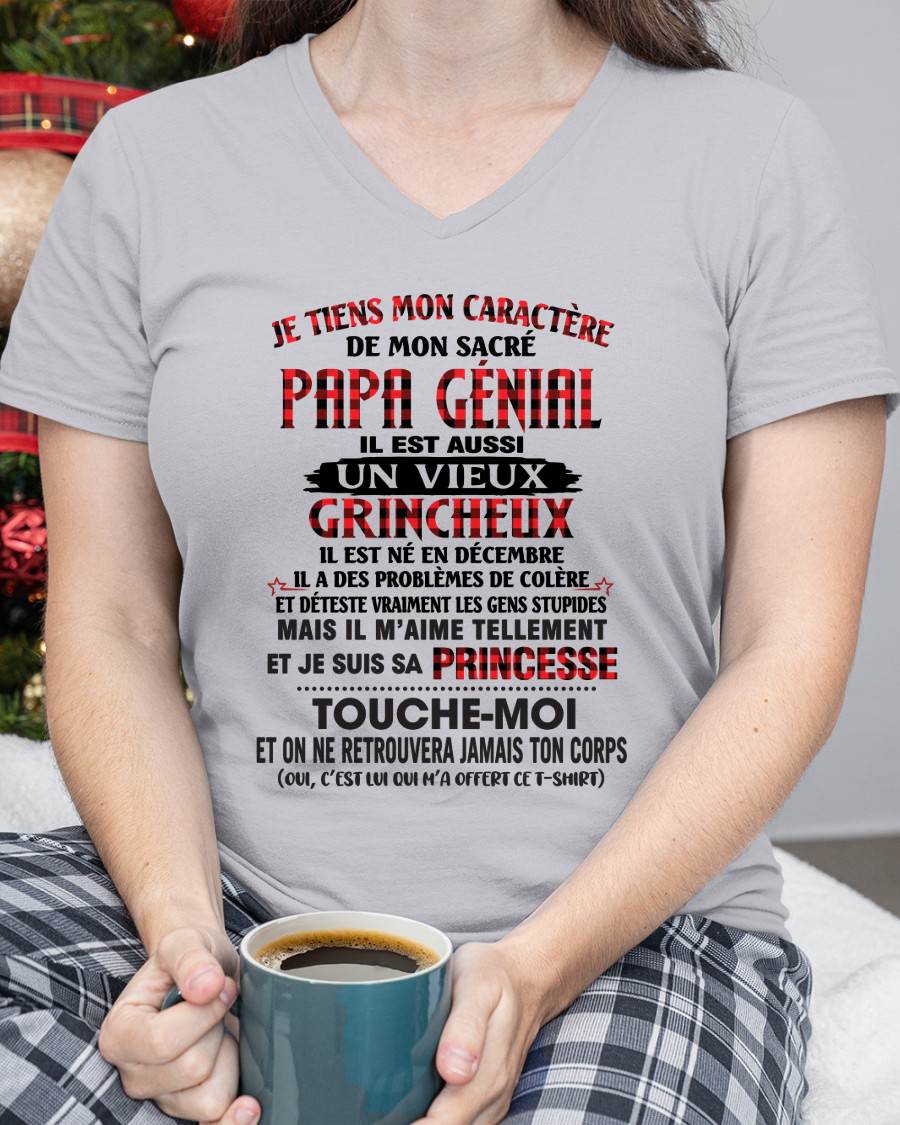 DÉCEMBRE / FILLE À PAPA GÂTÉE ET FIÈRE - CADEAU DE PAPA - TLEE12 (SKU2605-355-12)