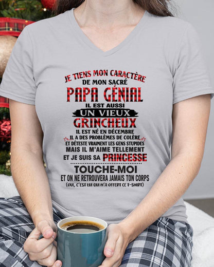 DÉCEMBRE / FILLE À PAPA GÂTÉE ET FIÈRE - CADEAU DE PAPA - TLEE12 (SKU2605-355-12)