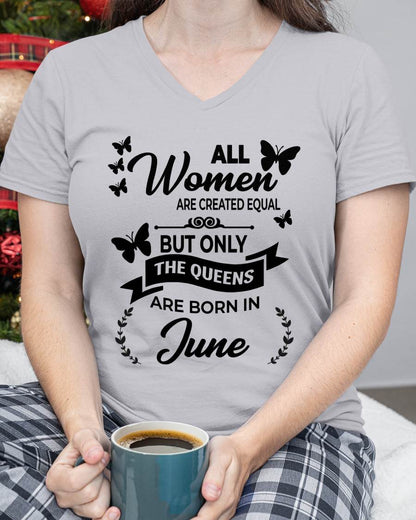JUNE GIRLS ARE TRUE QUEENS - FOR WOMEN - TLEE06 (SKU2605-58-06)