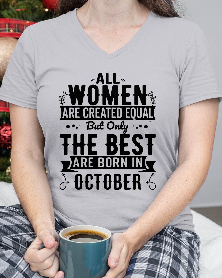 OCTOBER WOMEN ARE THE BEST KIND - FOR WOMEN - TLEE10 (SKU2605-398-10)