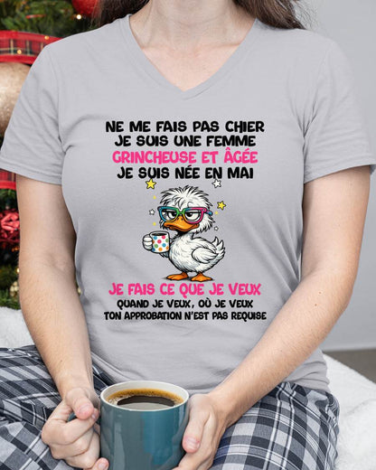 JE SUIS UNE FILLE DE MAI - POUR FEMME - TLEE05 (SKU2604-117-05)
