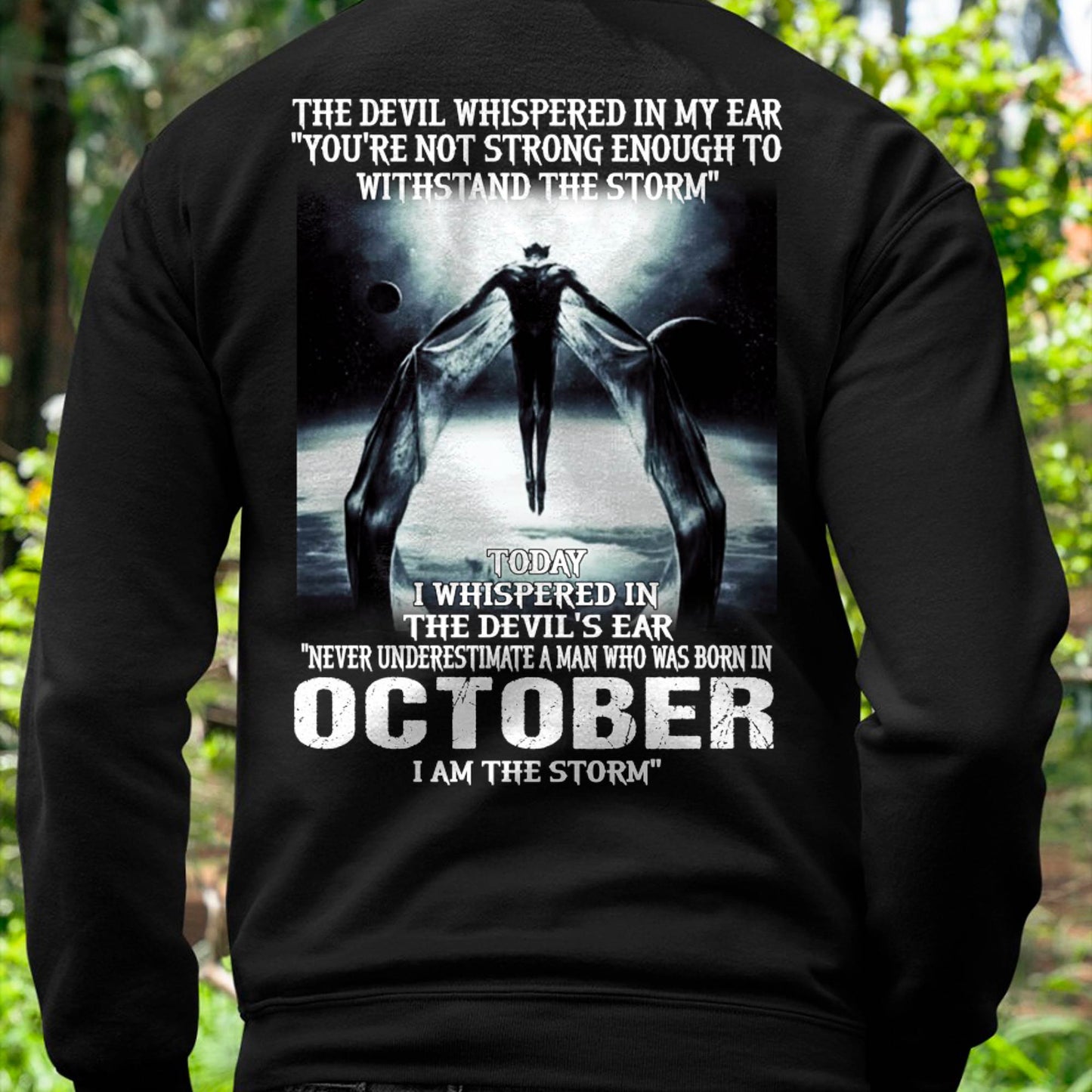 NOVEMBER - THE DEVIL WHISPERED IN MY EAR - T-SHIRT FOR MAN - TLEE11 (SKU08-35-11)