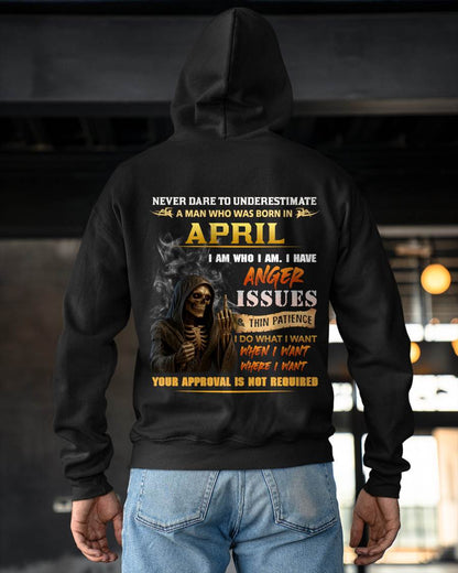 APRIL - NEVER UNDERESTIMATE A MAN WHO KNOWS WHO HE IS - FOR MAN - TLEE04 (SKU26T-01156-04)