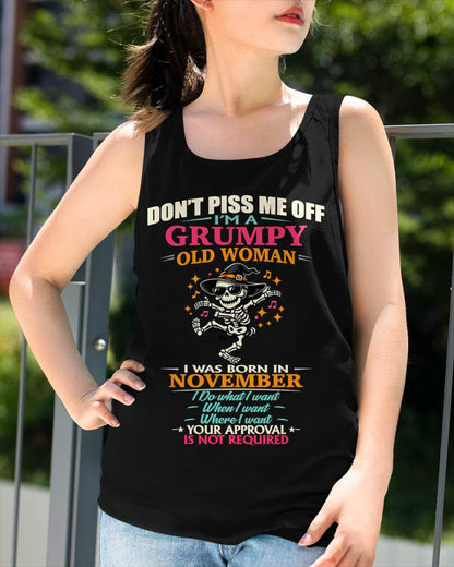 NOVEMBER - SASSY INDEPENDENT WOMAN FUNNY QUOTE - FOR WOMEN - TLEE11 (SKU2603-70-11)