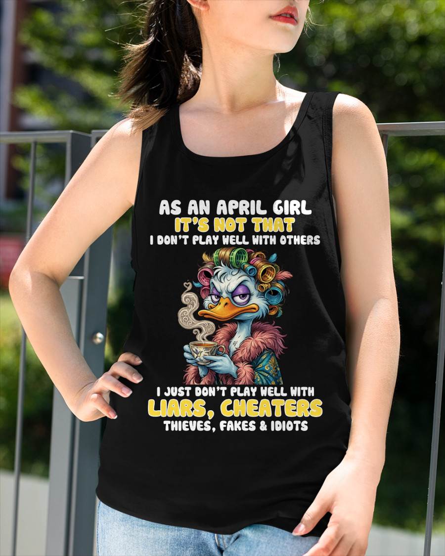 AS AN APRIL GIRL, I PLAY NICE BUT SELECTIVELY - FOR WOMEN - TLEE04 (SKU2604-29-04)