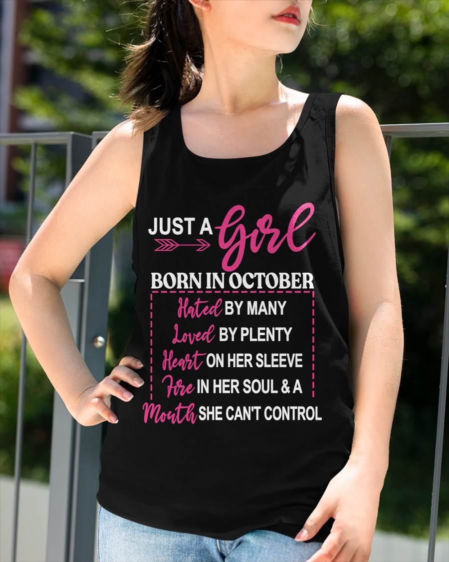 AN OCTOBER GIRL – HATED BY MANY, LOVED BY PLENTY - FOR WOMEN - TLEE10 (SKU2604-06-10)