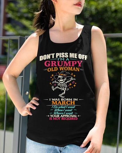 MARCH - SASSY INDEPENDENT WOMAN FUNNY QUOTE - FOR WOMEN - TLEE03 (SKU2603-70-03)