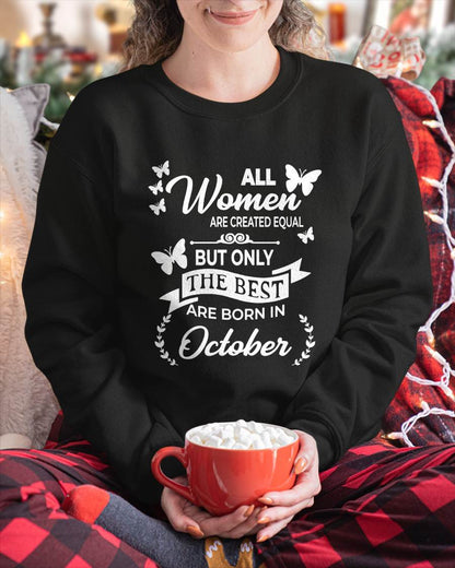 OCTOBER WOMEN ARE THE BEST - FOR WOMEN - TLEE10 (SKU2604-07-10)