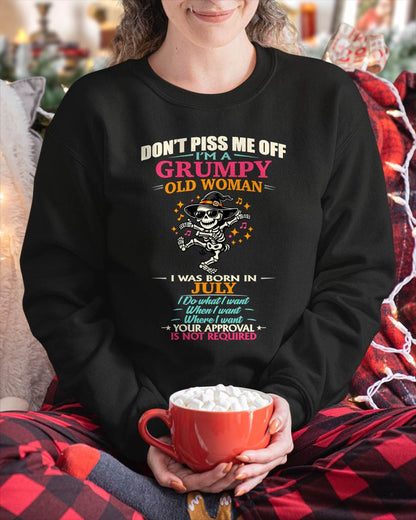 JULY - SASSY INDEPENDENT WOMAN FUNNY QUOTE - FOR WOMEN - TLEE07 (SKU2603-70-07)